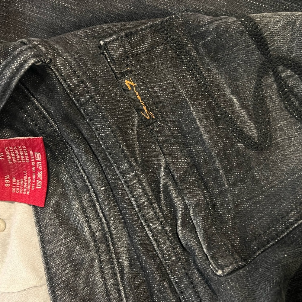 Seven Women's Black Straight Leg Jeans - Picture 2 of 2